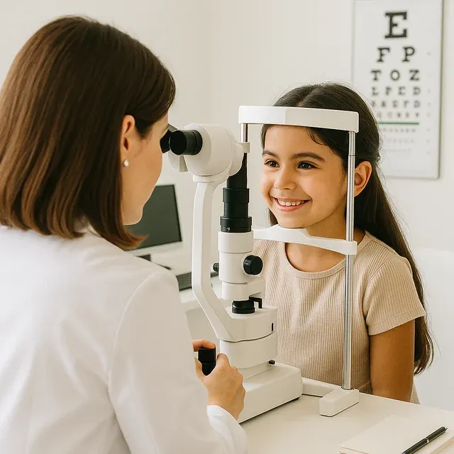 Strumentazione e ambiente dello studio della Dott.ssa Maria Luisa Rallo, specialista in oftalmologia pediatrica